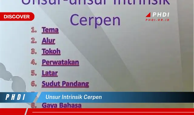 unsur intrinsik cerpen