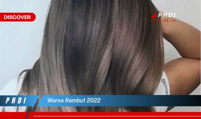 warna rambut 2022