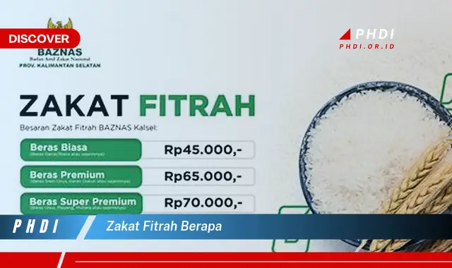 zakat fitrah berapa