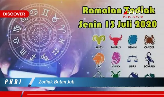 Intip Zodiak Bulan Juli yang Perlu Kamu Tahu
