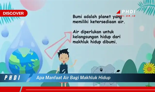 apa manfaat air bagi makhluk hidup