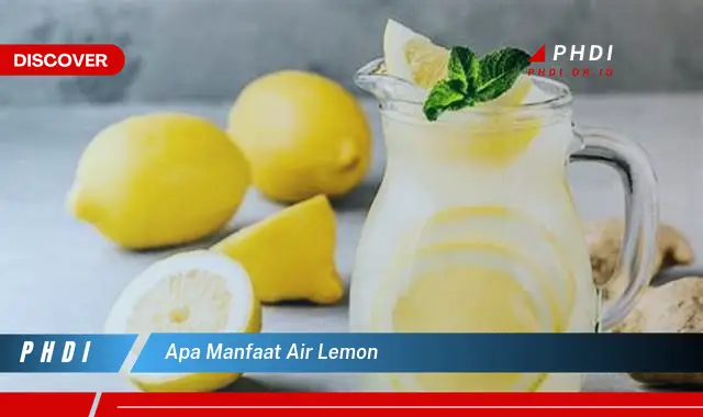 Ketahui 7 Manfaat Air Lemon yang Bikin Kamu Penasaran