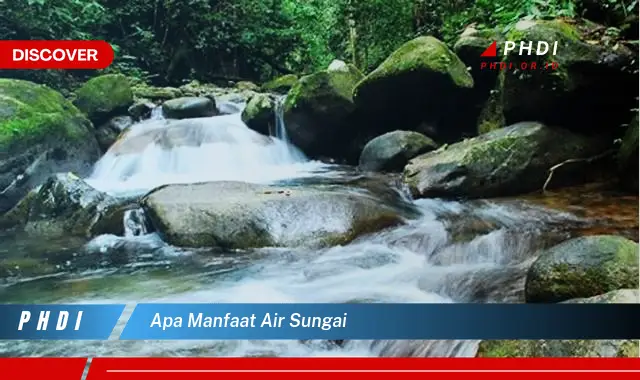 apa manfaat air sungai