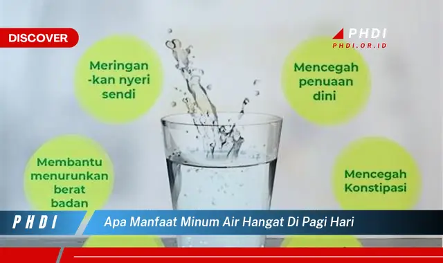 apa manfaat minum air hangat di pagi hari