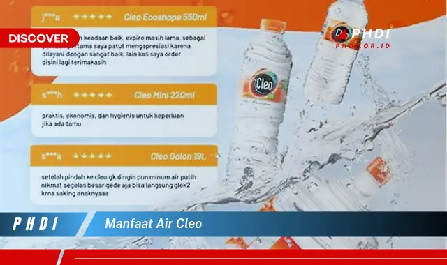 manfaat air cleo