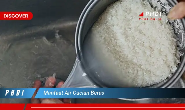 manfaat air cucian beras