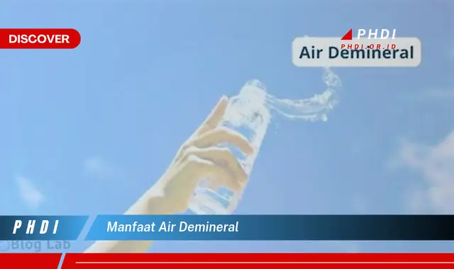 manfaat air demineral