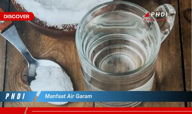 manfaat air garam