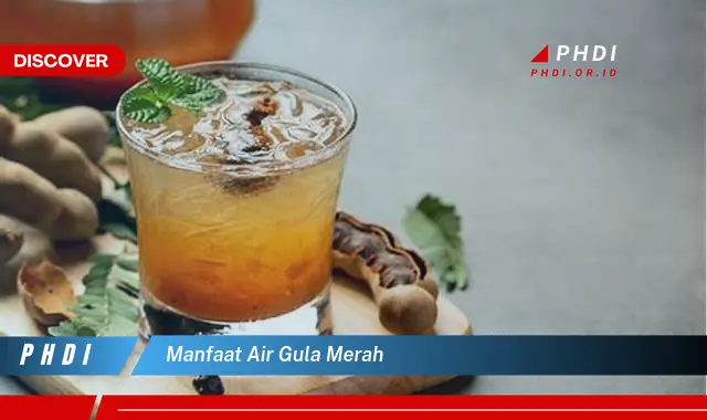 manfaat air gula merah