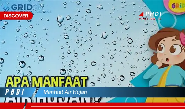 manfaat air hujan