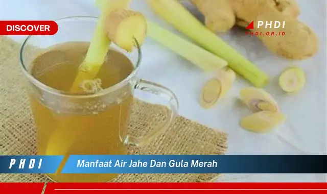 manfaat air jahe dan gula merah