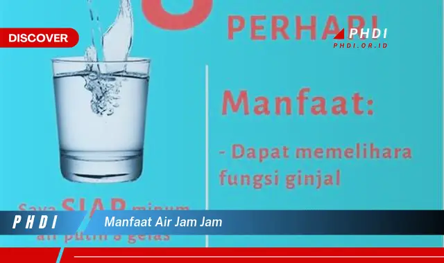 manfaat air jam jam