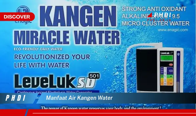 manfaat air kangen water