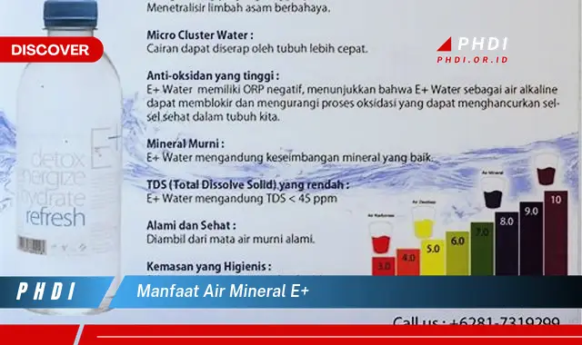 manfaat air mineral e+