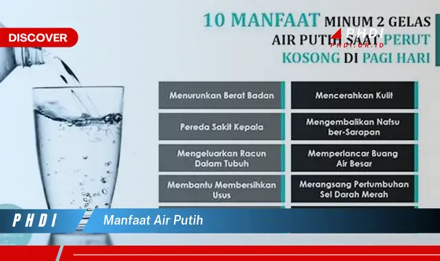 manfaat air putih