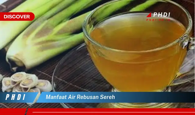 manfaat air rebusan sereh