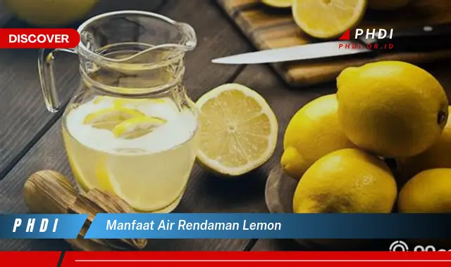 Temukan Manfaat Air Rendaman Lemon yang Wajib Kamu Intip