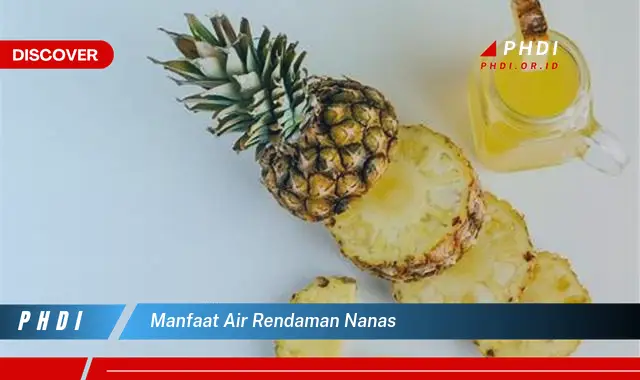 manfaat air rendaman nanas