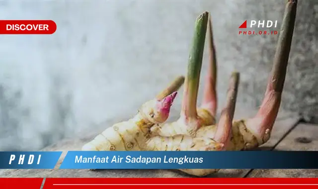 manfaat air sadapan lengkuas