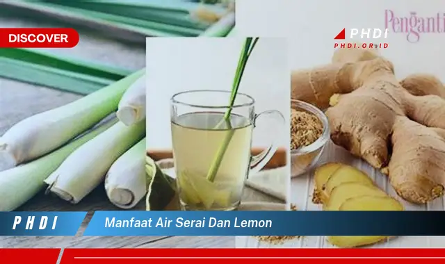 manfaat air serai dan lemon