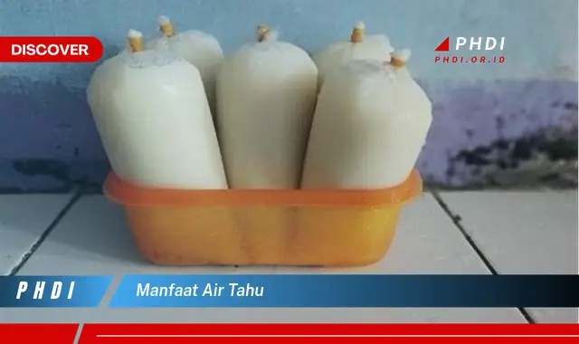 manfaat air tahu