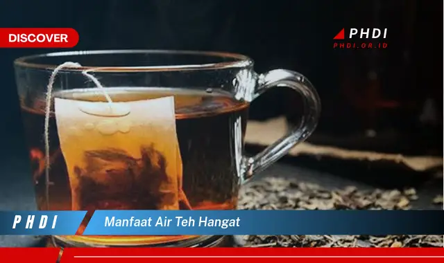 manfaat air teh hangat