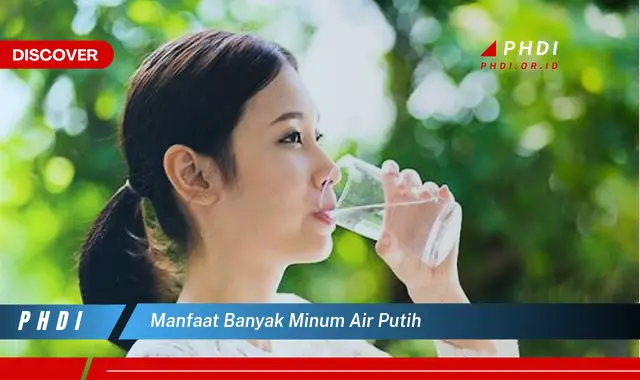 manfaat banyak minum air putih