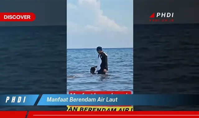 manfaat berendam air laut