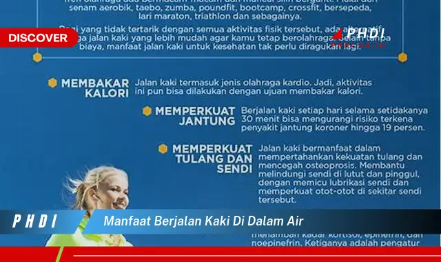 manfaat berjalan kaki di dalam air