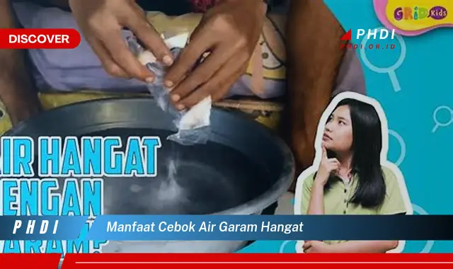 manfaat cebok air garam hangat