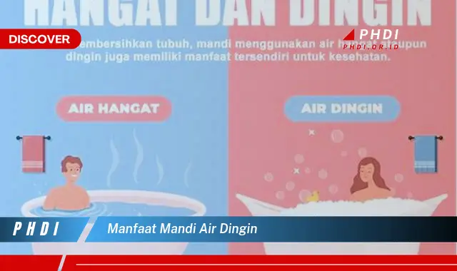 manfaat mandi air dingin