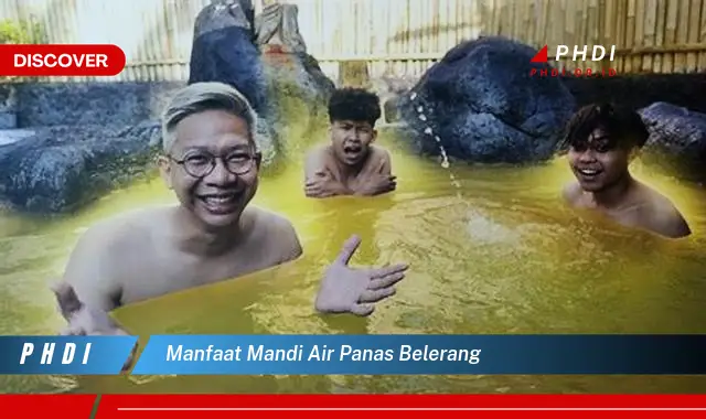 manfaat mandi air panas belerang