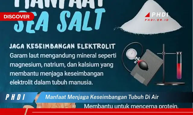 manfaat menjaga keseimbangan tubuh di air