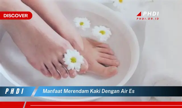 manfaat merendam kaki dengan air es