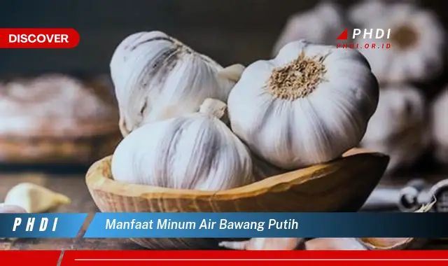 manfaat minum air bawang putih