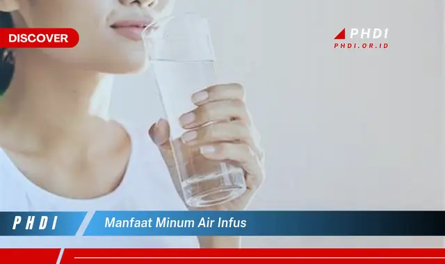 manfaat minum air infus