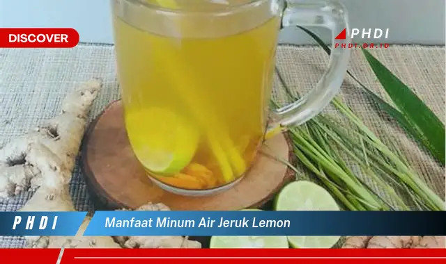 manfaat minum air jeruk lemon