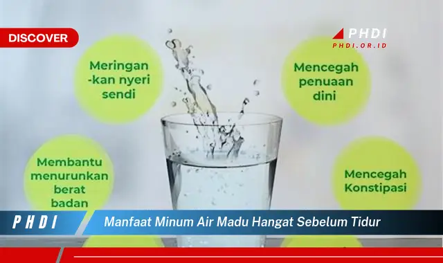 manfaat minum air madu hangat sebelum tidur