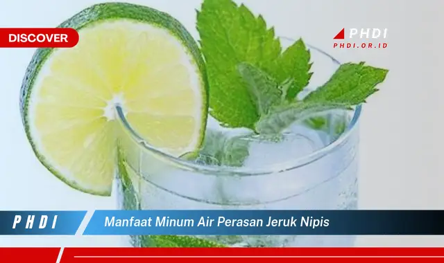 manfaat minum air perasan jeruk nipis