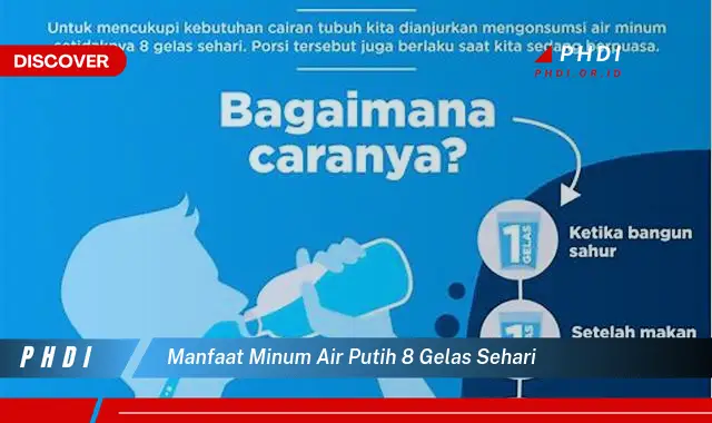 manfaat minum air putih 8 gelas sehari