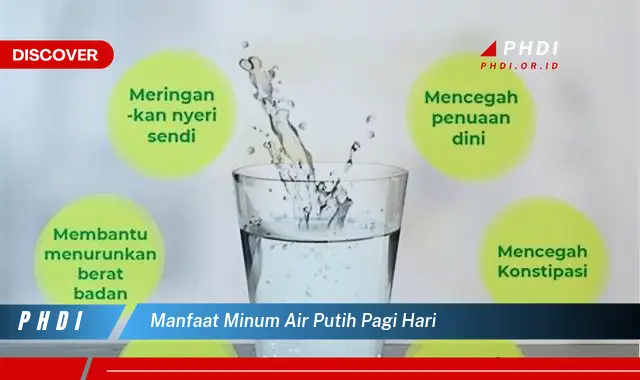 manfaat minum air putih pagi hari