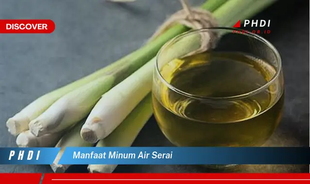 manfaat minum air serai