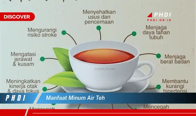 manfaat minum air teh