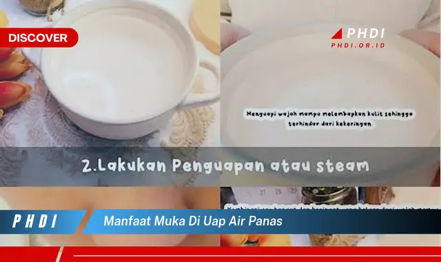 manfaat muka di uap air panas