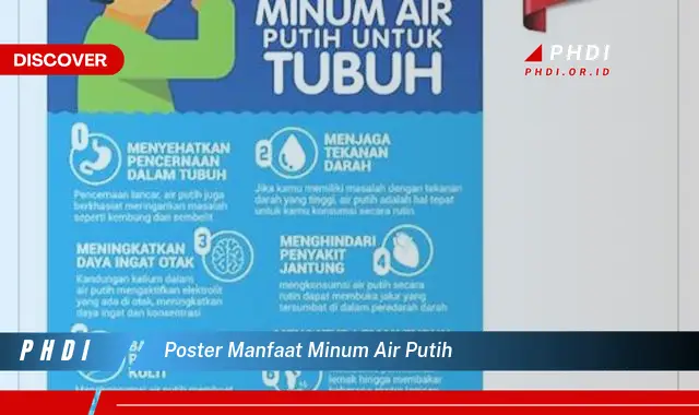 poster manfaat minum air putih