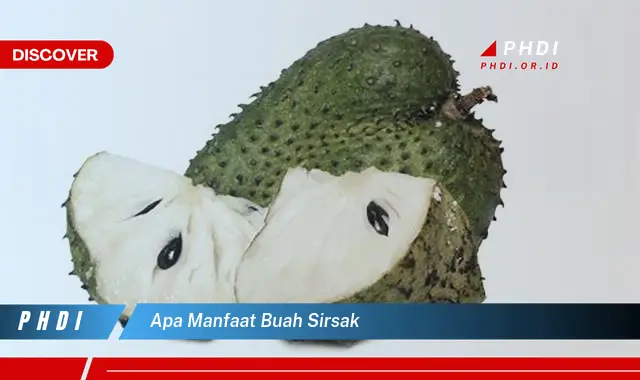 apa manfaat buah sirsak