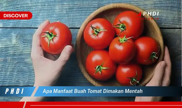 apa manfaat buah tomat dimakan mentah