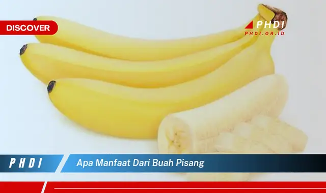 apa manfaat dari buah pisang