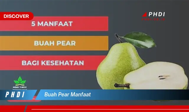 buah pear manfaat