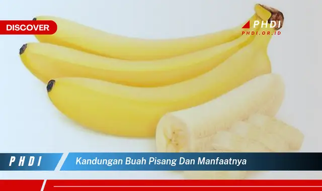 kandungan buah pisang dan manfaatnya